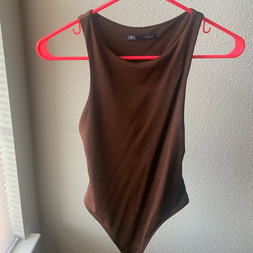 Brown bodysuit